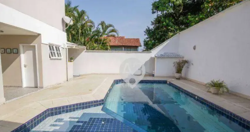 Casa com 4 dormitórios à venda, 450 m² por r$ 5.500.000,00 - barra da tijuca - rio de janeiro/rj