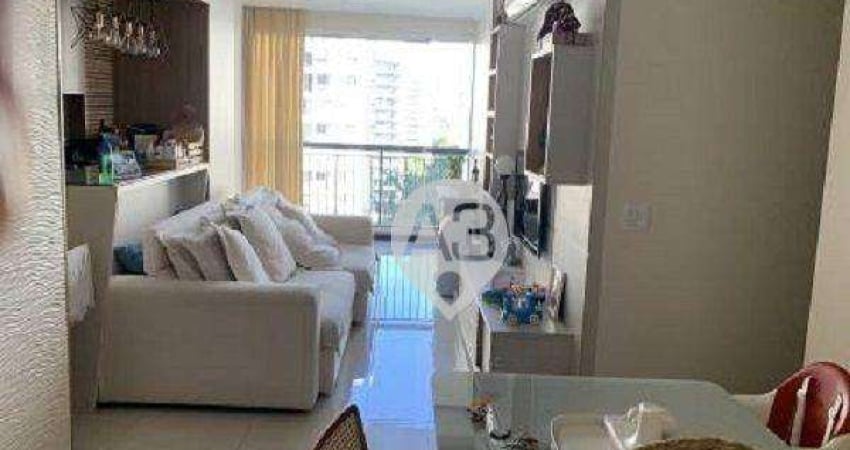 Apartamento com 2 dormitórios à venda, 70 m² por r$ 800.000,00 - barra da tijuca - rio de janeiro/rj