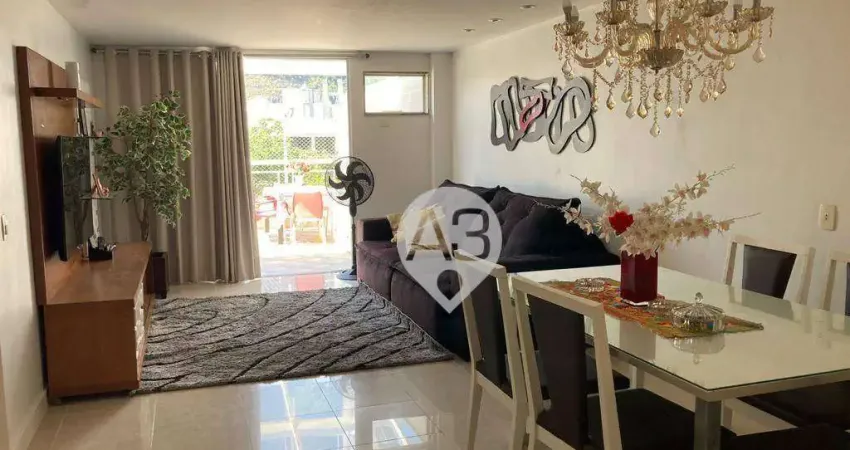 Cobertura com 3 dormitórios à venda, 164 m² por r$ 2.100.000,00 - jardim oceânico - rio de janeiro/rj