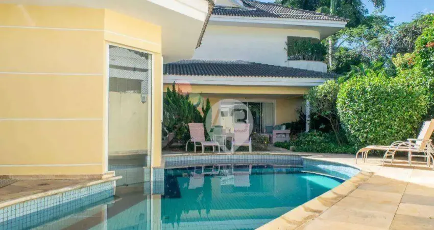 Casa com 5 dormitórios à venda, 696 m² por r$ 8.500.000,00 - barra da tijuca - rio de janeiro/rj