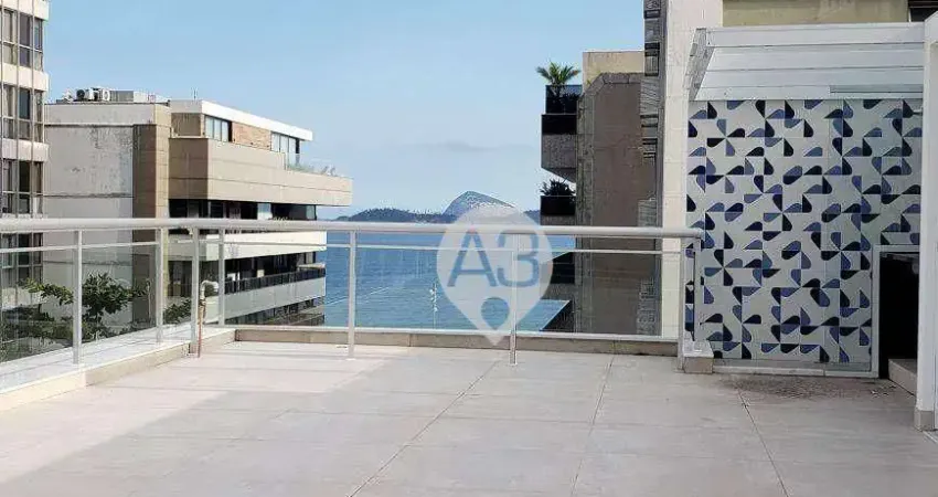 Cobertura com 3 dormitórios à venda, 320 m² por r$ 7.890.000,00 - leblon - rio de janeiro/rj