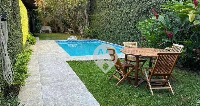 Casa com 5 dormitórios à venda, 500 m² por r$ 3.000.000,00 - barra da tijuca - rio de janeiro/rj
