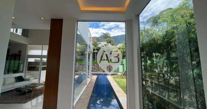 Casa com 4 dormitórios à venda, 572 m² por r$ 4.950.000,00 - itanhangá - rio de janeiro/rj