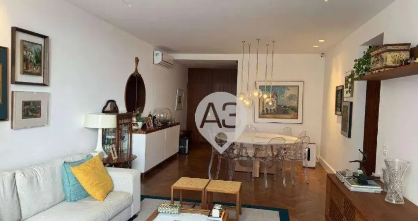 Apartamento com 2 dormitórios à venda, 141 m² por r$ 3.500.000,00 - leblon - rio de janeiro/rj