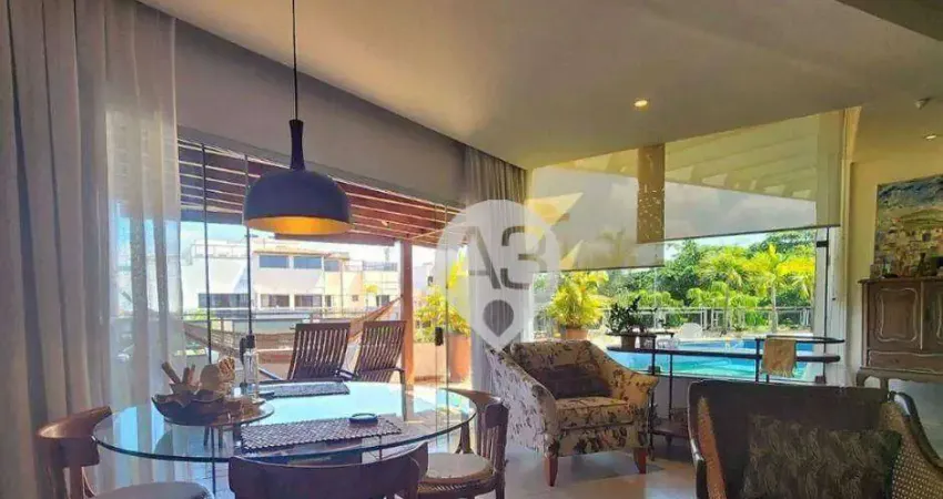 Cobertura com 3 dormitórios à venda, 303 m² por r$ 2.850.000,00 - jardim oceânico - rio de janeiro/rj