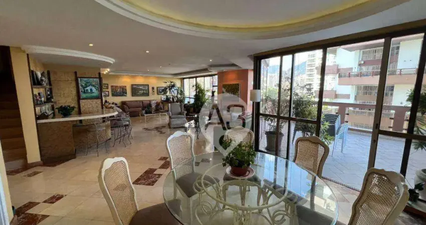 Apartamento com 4 dormitórios à venda, 304 m² por r$ 3.950.000,00 - barra da tijuca - rio de janeiro/rj