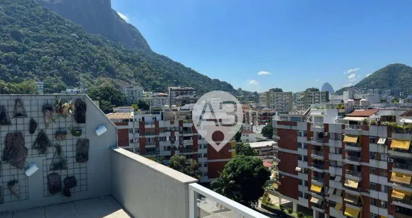 Cobertura com 3 dormitórios à venda, 238 m² por r$ 4.200.000,00 - jardim botânico - rio de janeiro/rj