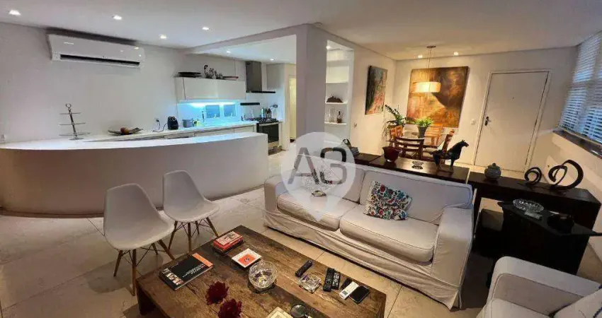 Apartamento com 3 dormitórios para alugar, 130 m² por r$ 25.600,00/mês - ipanema - rio de janeiro/rj