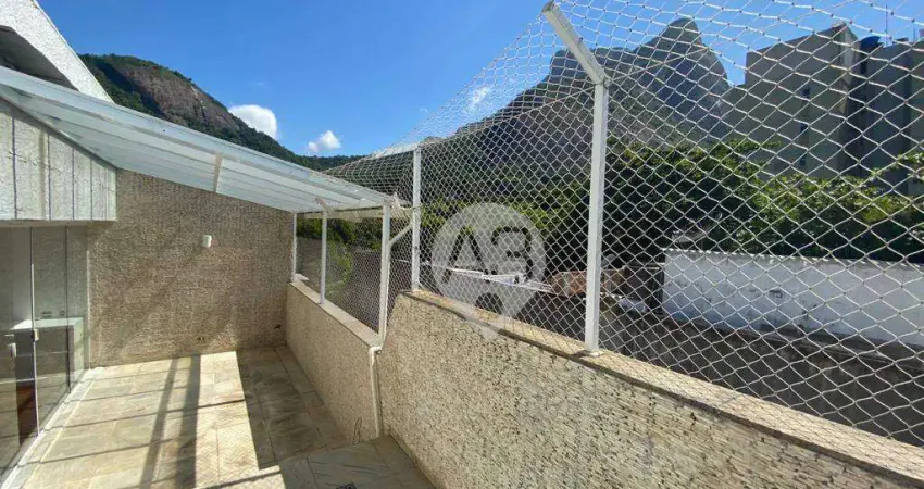 Cobertura com 3 dormitórios, 113 m² - venda por r$ 1.570.000,00 ou aluguel por r$ 8.290,30/mês - barra da tijuca - rio de janeiro/rj