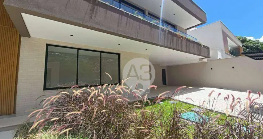 Casa com 5 dormitórios à venda, 713 m² por r$ 8.950.000,00 - itanhangá - rio de janeiro/rj