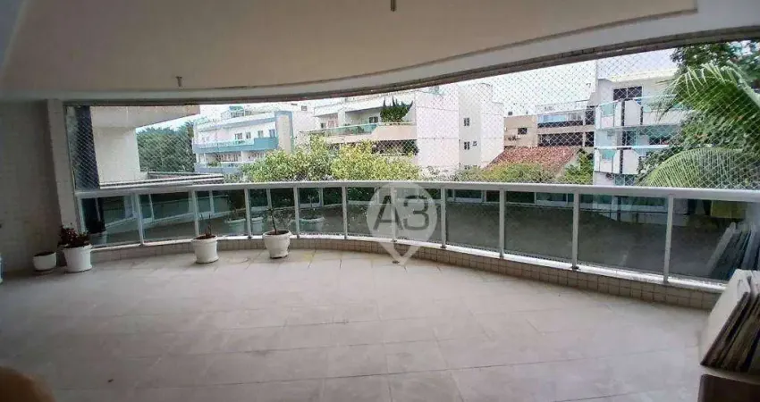Apartamento com 3 dormitórios à venda, 194 m² por r$ 1.200.000,00 - recreio dos bandeirantes - rio de janeiro/rj