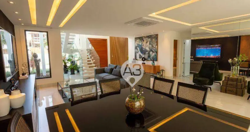 Casa com 5 dormitórios à venda, 500 m² por r$ 4.500.000,00 - recreio dos bandeirantes - rio de janeiro/rj