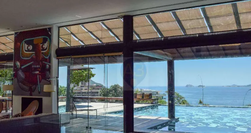 Casa com 4 dormitórios para venda, 1081 m² por r$ 50.000.000,00 - são conrado - rio de janeiro/rj