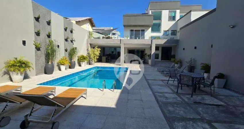 Casa com 6 dormitórios para alugar, 900 m² por r$ 50.741,00/mês - barra da tijuca - rio de janeiro/rj