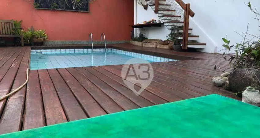 Cobertura com 3 dormitórios, 500 m² - venda por r$ 3.500.000,00 ou aluguel por r$ 20.410,50/mês - jardim oceânico - rio de janeiro/rj