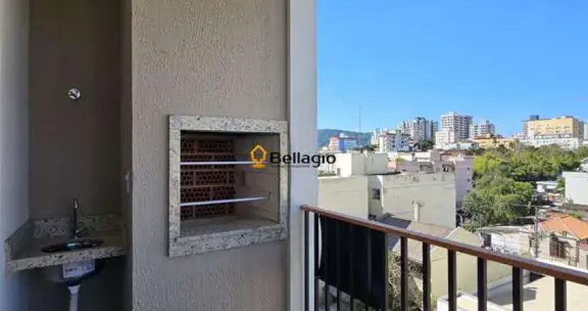 Apartamento de 2 dormitórios, sendo 1 suíte, semimobiliado, sacada, churrasqueir