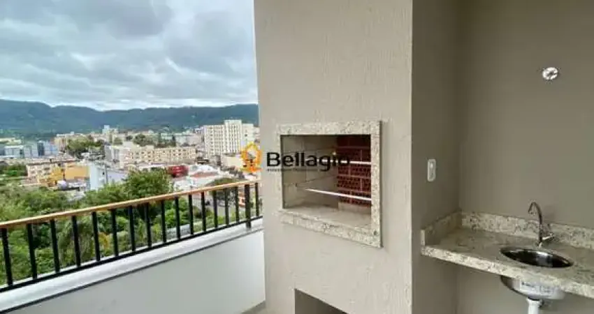 Apartamento de 2 dormitórios, sendo 1 suíte, semimobiliado, sacada, churrasqueir