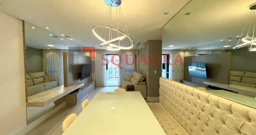 Apartamento mobiliado 2 quartos com suíte em condomínio estruturado no batel / centro