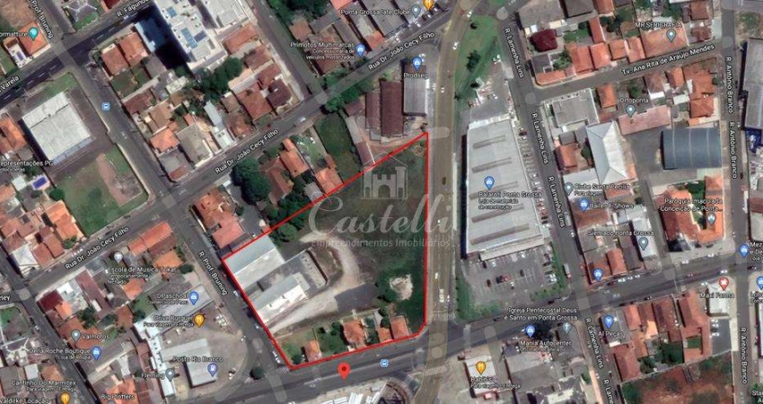 Terreno à venda na Av. Carlos Cavalcanti, 147, Uvaranas, Ponta Grossa