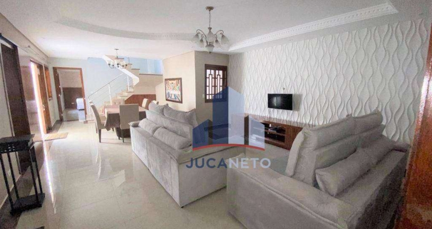 Sobrado com 3 dormitórios para alugar, 313 m² por R$ 10.446,35/mês - Matriz - Mauá/SP