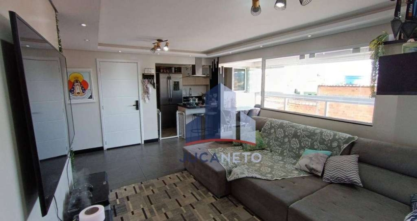 Apartamento com 3 dormitórios à venda, 80 m² por R$ 480.000,00 - Vila Emílio - Mauá/SP