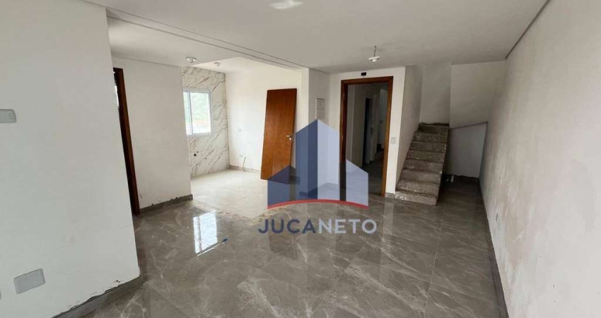 Cobertura com 3 dormitórios à venda, 140 m² por R$ 640.000,00 - Parque São Vicente - Mauá/SP