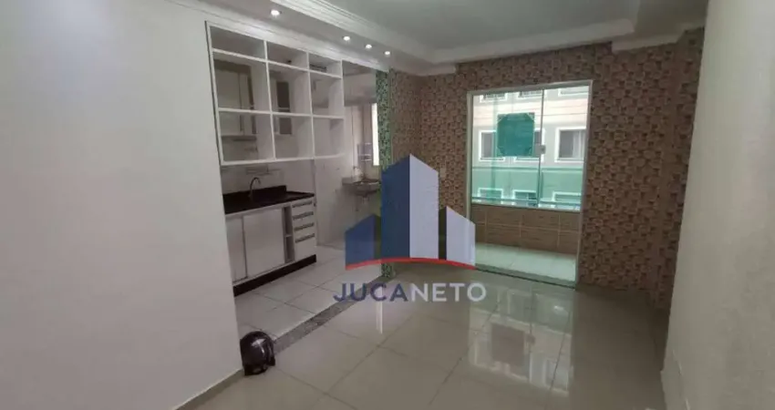 Apartamento com 2 dormitórios, 52 m² - venda por R$ 285.000,00 ou aluguel por R$ 2.207,00/mês - Parque São Vicente - Mauá/SP