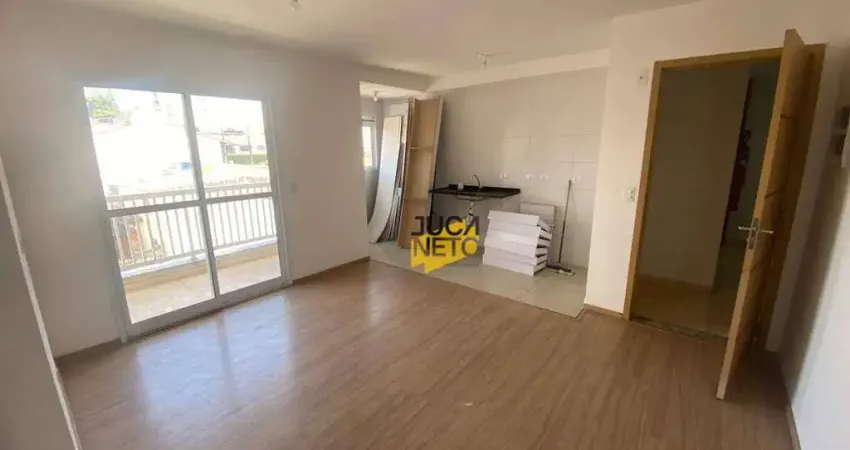 Apartamento com 2 dormitórios para alugar, 60 m² por R$ 2.543,00/mês - Vila Guarani - Mauá/SP