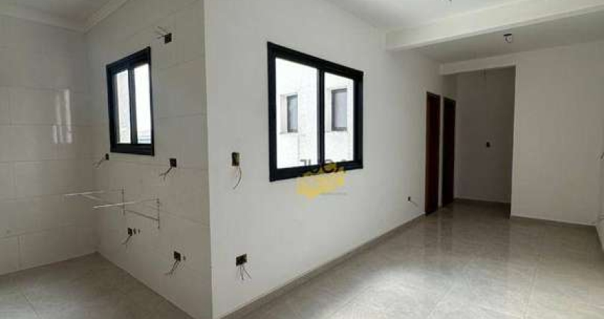 Cobertura com 2 dormitórios à venda, 106 m² por R$ 425.000 - Jardim Monte Líbano - Santo André/SP