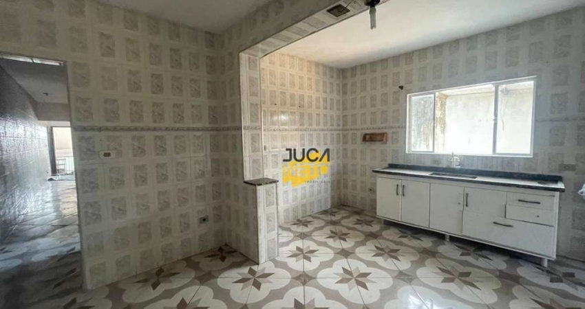 Casa com 2 dormitórios para alugar, 100 m² por R$ 1.150,00/mês - Jardim Camargo - Mauá/SP