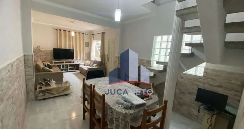 Sobrado com 3 dormitórios, 147 m² - venda por R$ 600.000,00 ou aluguel por R$ 2.933,00/mês - Parque São Vicente - Mauá/SP