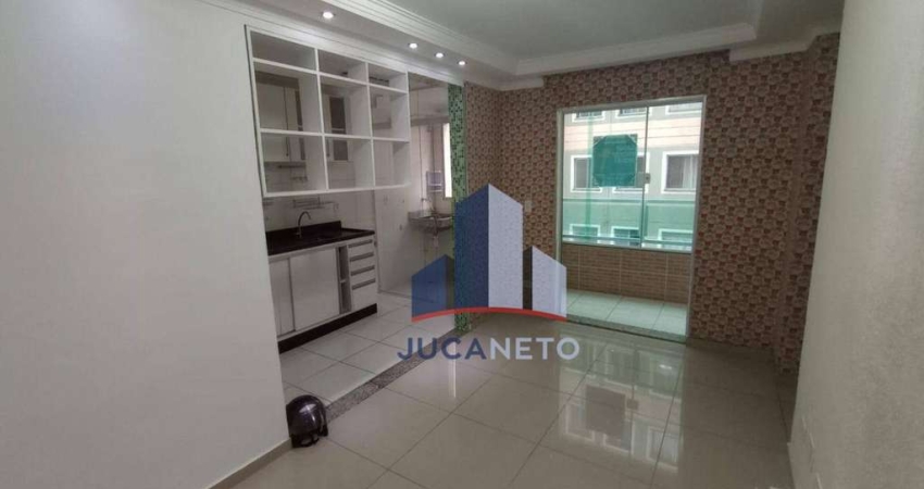 Apartamento com 2 dormitórios, 52 m² - venda por R$ 285.000,00 ou aluguel por R$ 2.207,00/mês - Parque São Vicente - Mauá/SP