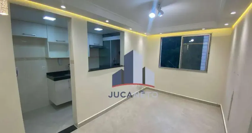 Apartamento com 2 dormitórios para alugar, 47 m² por R$ 1.900,00/mês - Parque São Vicente - Mauá/SP