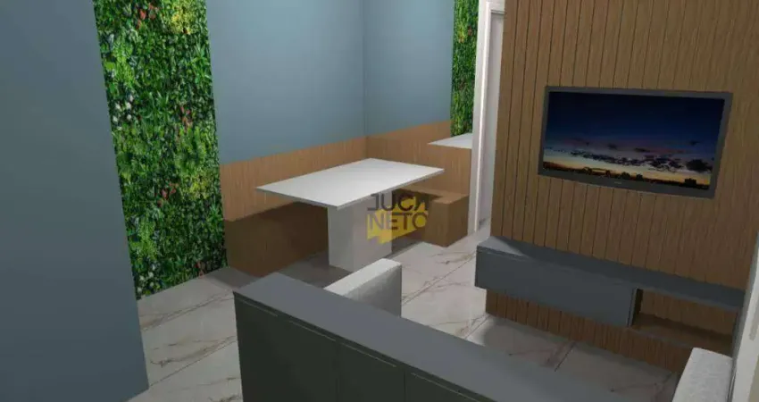 Apartamento com 2 dormitórios à venda, 41 m² por r$ 225.000 - vila humaitá - santo andré/sp