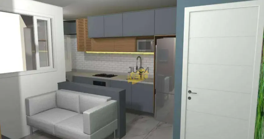 Apartamento com 2 dormitórios à venda, 41 m² por r$ 225.000 - vila humaitá - santo andré/sp