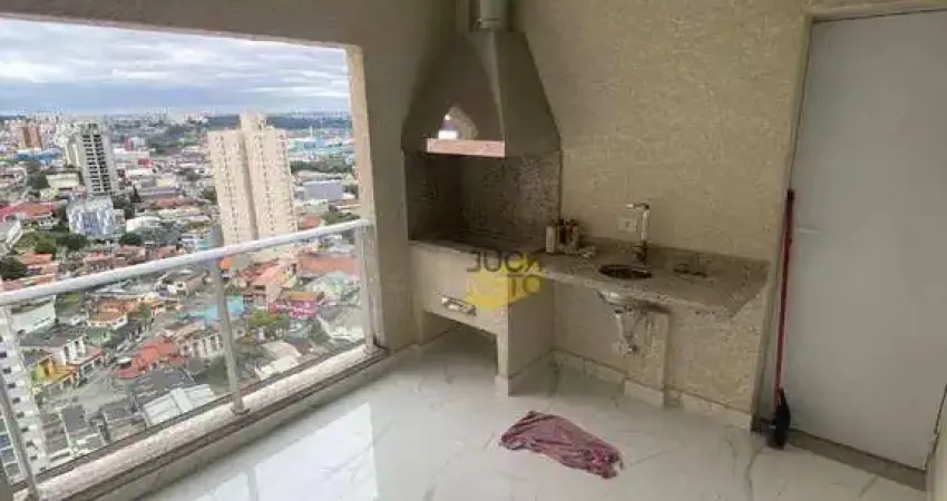 Apartamento com 3 dormitórios para alugar, 132 m² por r$ 5.300,00/mês - vila guarani - mauá/sp