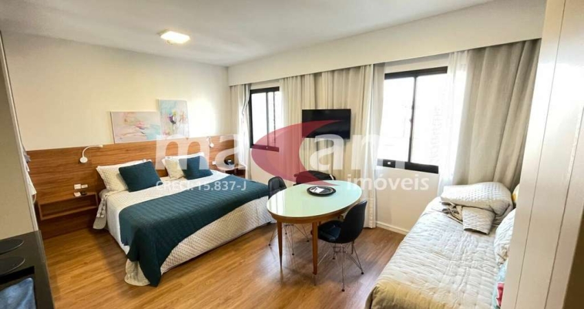 Flat à venda com 1 quarto e 1 vaga - Moema, SP