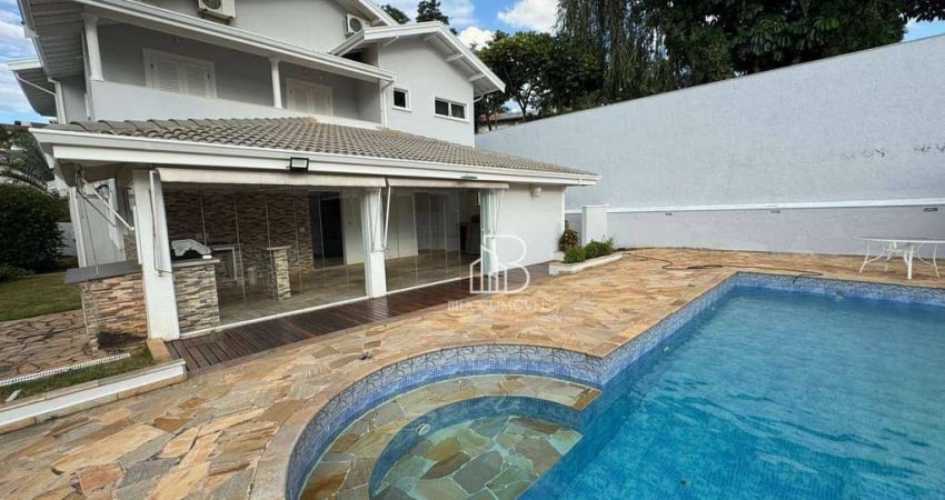 Casa com 4 dormitórios para alugar, 329 m² por R$ 14.500,00/mês - Alphaville - Campinas/SP