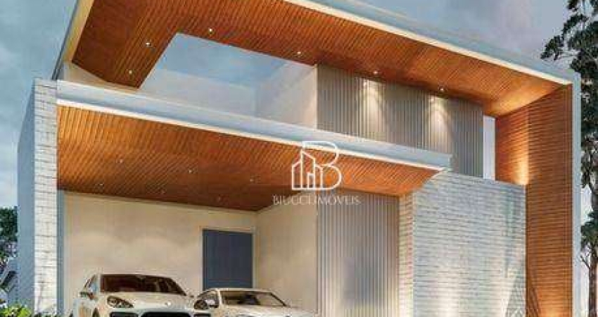 Casa com 4 dormitórios à venda, 211 m² por R$ 2.250.000,00 - Condomínio Santorini Residencial Club - Paulínia/SP