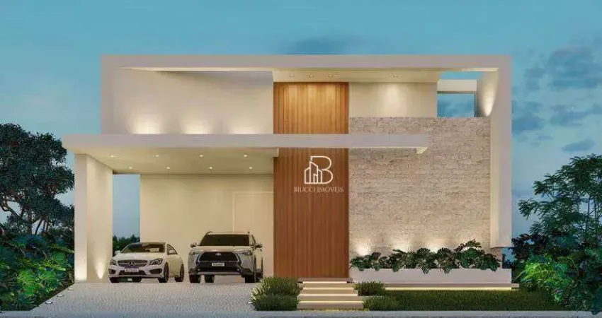 Casa com 4 dormitórios à venda, 213 m² por R$ 2.250.000 - Condomínio Santorini Residencial Club - Paulínia/SP