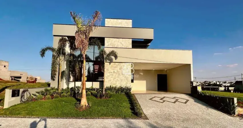 Casa com 3 dormitórios à venda, 208 m² por r$ 2.015.000,00 - condomínio santorini residencial club - paulínia/sp