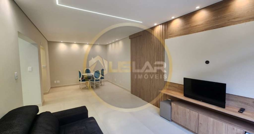 Apartamento de 2 dorms na ponta da praia com garagem fechada