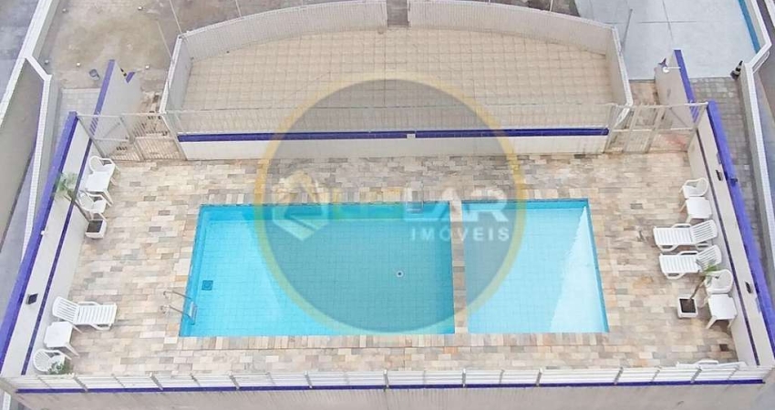 Apartamento de 3 dorms com 2 suites frente ao mar em Santos