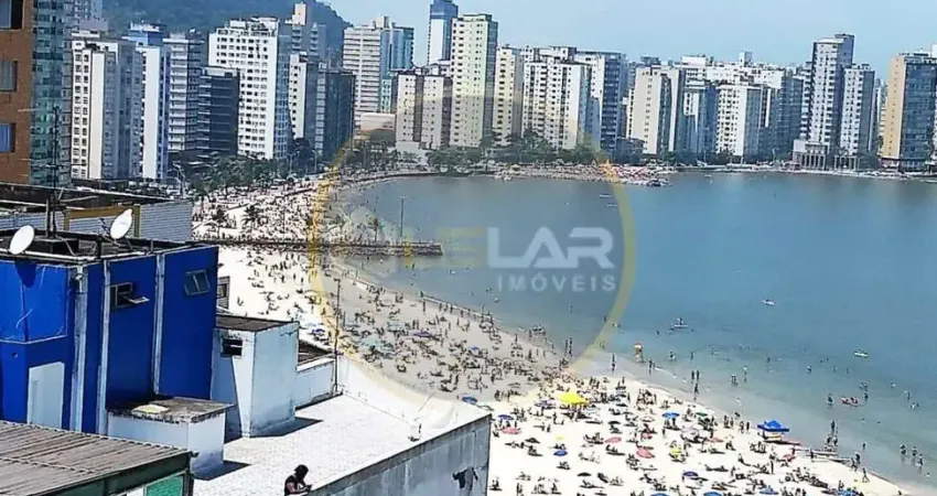 Linda kitchnet com vista mar no bairro do Gonzaguinha em SV