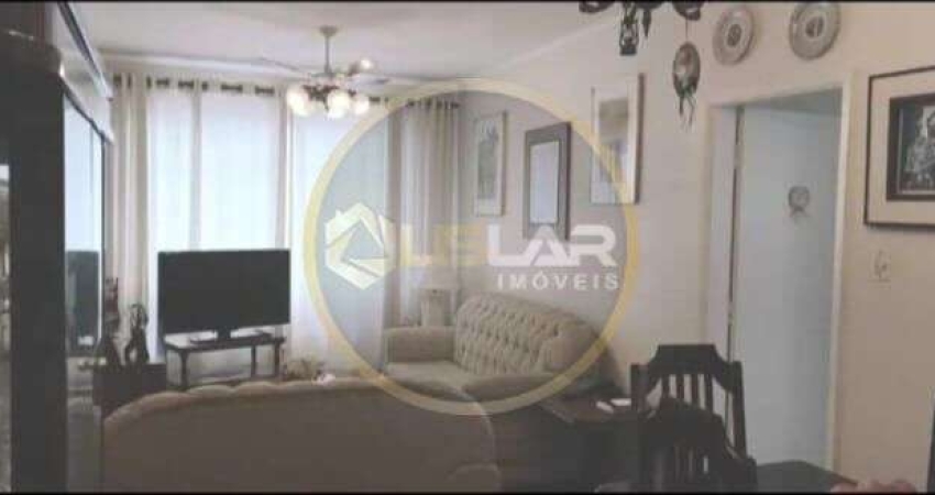 Apartamento de 2 dormitorios no boqueirão em Santos frente a praia