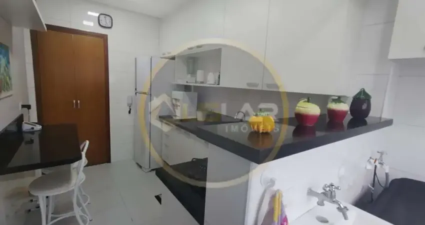 Lindo apto de frente com 2 dormitórios no bairro campo grande com salão de festas e academia e garagem demarcada