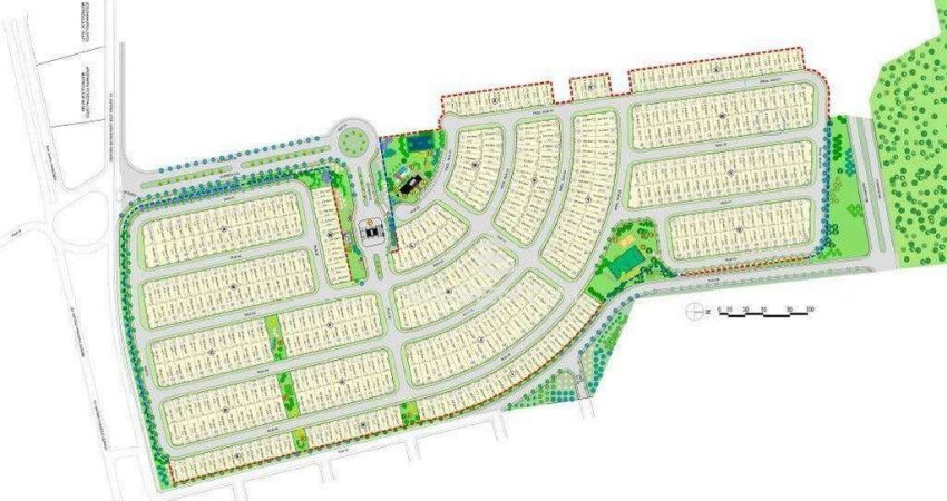 Terreno à venda no Condomínio Tamboré em Barretos, 279 m² por R$ 240.000