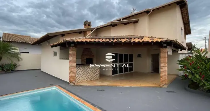 Sobrado com 3 dormitórios, piscina e área gourmet ampla para alugar, 321 m² por R$ 9.275/mês no Condomínio Damha II em São José do Rio Preto/SP