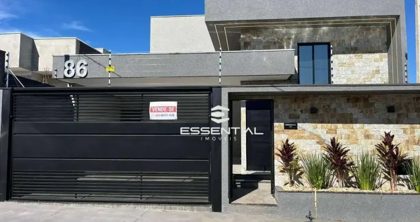 Casa com 3 dormitórios à venda, 125 m² por R$ 750.000,00 - SetSul II - São José do Rio Preto/SP