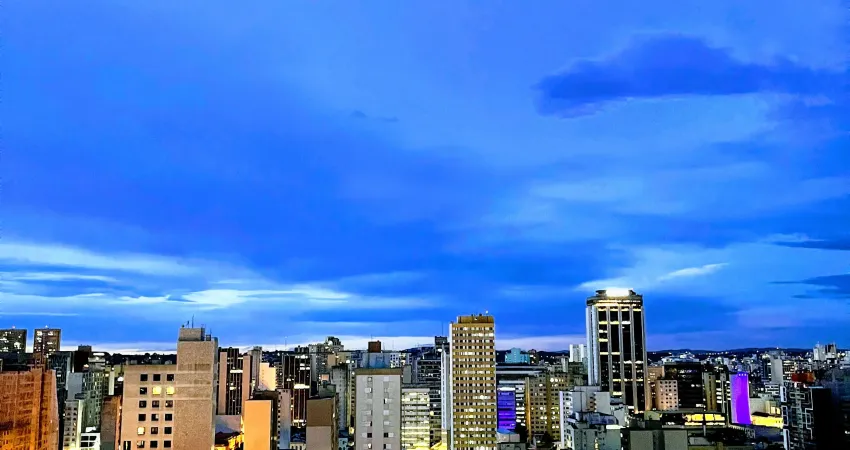 Cobertura duplex com vista panorâmica no centro de curitiba ao lado do shopping estação
